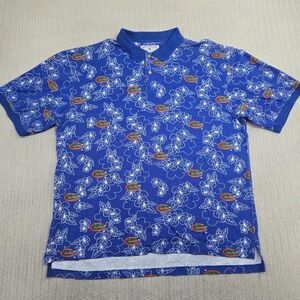 Boca Classics Florida Gators Shirt Mens XL Blue AOP Short Sleeve SEC Football